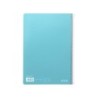 Cuaderno espiral liderpapel folio witty tapa dura 80h 75gr cuadro 4mm con margen color celeste