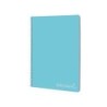 Cuaderno espiral liderpapel folio witty tapa dura 80h 75gr cuadro 4mm con margen color celeste