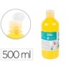Pintura dedos liderpapel botella de 500 ml amarillo