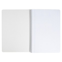 Cuaderno espiral liderpapel a5 micro witty tapa dura 140h 75gr cuadro 5mm 5 bandas 6 taladros colores surtidos