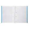 Cuaderno espiral liderpapel a5 micro jolly tapa forrada 140h 75 gr cuadro 5mm 5 bandas6 taladros colores surtidos