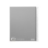 Cuaderno espiral liderpapel a4 micro jolly tapa forrada 140h 75 gr cuadro 5mm 5 bandas4 taladros colores surtidos