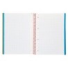 Cuaderno espiral liderpapel a4 micro jolly tapa forrada 140h 75 gr cuadro 5mm 5 bandas4 taladros color naranja