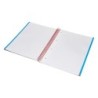 Cuaderno espiral liderpapel a4 micro jolly tapa forrada 140h 75 gr cuadro 5mm 5 bandas 4 taladros color azul