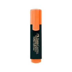 Rotulador faber fluorescente 48-15 naranja