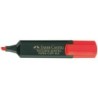 Rotulador faber fluorescente 48-21 rojo