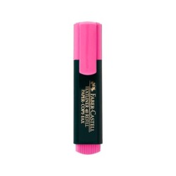 Rotulador faber fluorescente 48-28 rosa