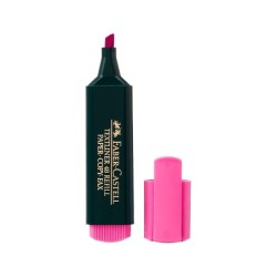 Rotulador faber fluorescente 48-28 rosa
