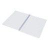 Cuaderno espiral liderpapel a4 wonder tapa plastico 80h 90gr cuadro 4mm con margen color rojo