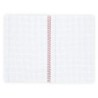 Cuaderno espiral liderpapel a4 wonder tapa plastico 80h 90gr cuadro 4mm con margen color azul marino