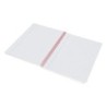 Cuaderno espiral liderpapel a4 wonder tapa plastico 80h 90gr cuadro 4mm con margen color azul marino