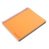 Cuaderno espiral liderpapel a4 micro wonder tapa plastico 120h 90 gr cuadro 5 mm 5 banda4 taladros color naranja