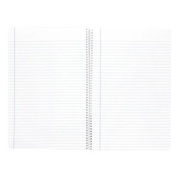Cuaderno espiral liderpapel a4 wonder tapa plastico 80h 90gr rayado horizontal con margen colores surtidos