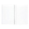 Cuaderno espiral liderpapel a4 wonder tapa plastico 80h 90gr rayado horizontal con margen colores surtidos