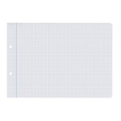 Recambio liderpapel cuarto apaisado 100 h 2tca-06 cuadro 3 mm 2 taladros con margen