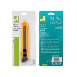 Cuter q-connect plastico ancho cuchilla 18 mm xd-11 blister 1 unidad