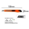 Cuter q-connect plastico estrecho cuchilla 9 mm xd-05 blister 1 unidad