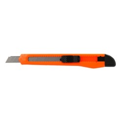 Cuter q-connect plastico estrecho cuchilla 9 mm xd-05 blister 1 unidad