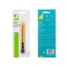 Cuter q-connect plastico estrecho cuchilla 9 mm xd-04 blister 1 unidad
