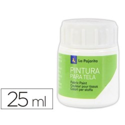 Pintura para tela la pajarita blanco 25 ml