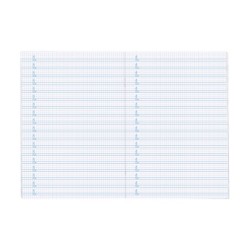 Libreta liderpapel pautaguia tapa cartoncillo 32 hojas din a4 70 gr cuadriculado pautado 4 mm