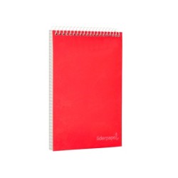 Cuaderno espiral liderpapel bolsillo octavo apaisado witty tapadura 80h 75gr cuadro 4 mm colores surtidos
