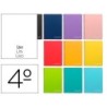 Cuaderno espiral liderpapel cuarto witty tapa dura 80h 75gr liso sin margen colores surtidos