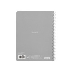 Cuaderno espiral liderpapel cuarto witty tapa dura 80h 75gr milimetrado 2mm colores surtidos