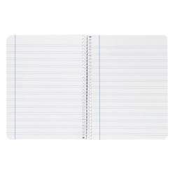 Cuaderno espiral liderpapel cuarto witty tapa dura 80h 75gr pauta ancha 3,5mm con margen colores surtidos