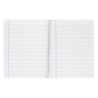 Cuaderno espiral liderpapel cuarto witty tapa dura 80h 75gr pauta ancha 3,5mm con margen colores surtidos