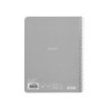 Cuaderno espiral liderpapel cuarto witty tapa dura 80h 75gr cuadro 4mm con margen colores surtidos