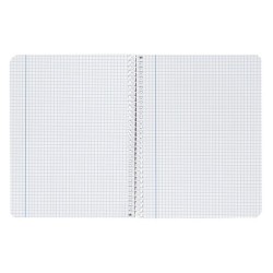 Cuaderno espiral liderpapel cuarto witty tapa dura 80h 75gr cuadro 4mm con margen colores surtidos