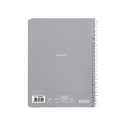 Cuaderno espiral liderpapel cuarto smart tapa blanda 80h 60gr milimetrado 2mm colores surtidos