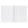 Cuaderno espiral liderpapel cuarto smart tapa blanda 80h 60gr pauta 2,5mm con margen colores surtidos