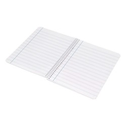 Cuaderno espiral liderpapel cuarto smart tapa blanda 80h 60gr pauta 2,5mm con margen colores surtidos