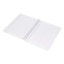 Cuaderno espiral liderpapel cuarto smart tapa blanda 80h 60gr horizontal 8mm con margencolores surtidos