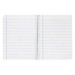 Cuaderno espiral liderpapel cuarto smart tapa blanda 80h 60gr pauta 3,5mm con margen colores surtidos