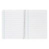 Cuaderno espiral liderpapel cuarto smart tapa blanda 80h 60gr pauta 3,5mm con margen colores surtidos