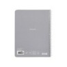 Cuaderno espiral liderpapel cuarto smart tapa blanda 80h 60gr cuadro 6mm con margen colores surtidos