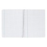 Cuaderno espiral liderpapel cuarto smart tapa blanda 80h 60gr cuadro 6mm con margen colores surtidos