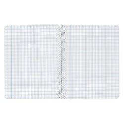 Cuaderno espiral liderpapel cuarto smart tapa blanda 40h 60gr cuadro 4mm con margen colores surtidos