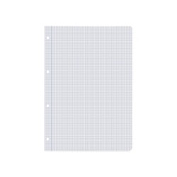 Recambio liderpapel a4 100 hojas 60g/m2 cuadro 3 mm con margen 4 taladros