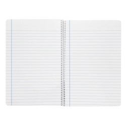 Cuaderno espiral liderpapel folio smart tapa blanda 80h 60gr horizontal 8mm con margen colores surtidos