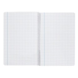 Cuaderno espiral liderpapel folio smart tapa blanda 80h 60gr cuadro 6 mm con margen colores surtidos