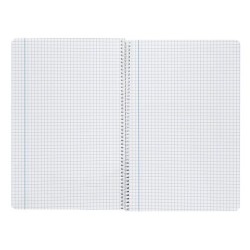 Cuaderno espiral liderpapel folio smart tapa blanda 80h 60gr cuadro 4 mm con margen colores surtidos