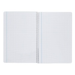 Cuaderno espiral liderpapel folio smart tapa blanda 80h 60gr cuadro 3 mm con margen colores surtidos