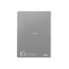 Cuaderno espiral liderpapel a4 micro smart tapa blanda 80h60gr horizontal 7mm doble margen 4 taladros colores
