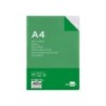 Recambio liderpapel a4 80 hoja 60g/m2 cuadro 4 mm con margen 4 taladros