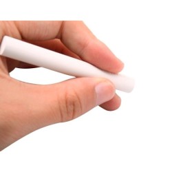 Tiza blanca antipolvo robercolor caja de 10 unidades