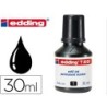 Tinta rotulador edding t-25 negro bote 30 ml